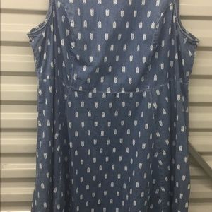Size 16 blue torrid dress .
